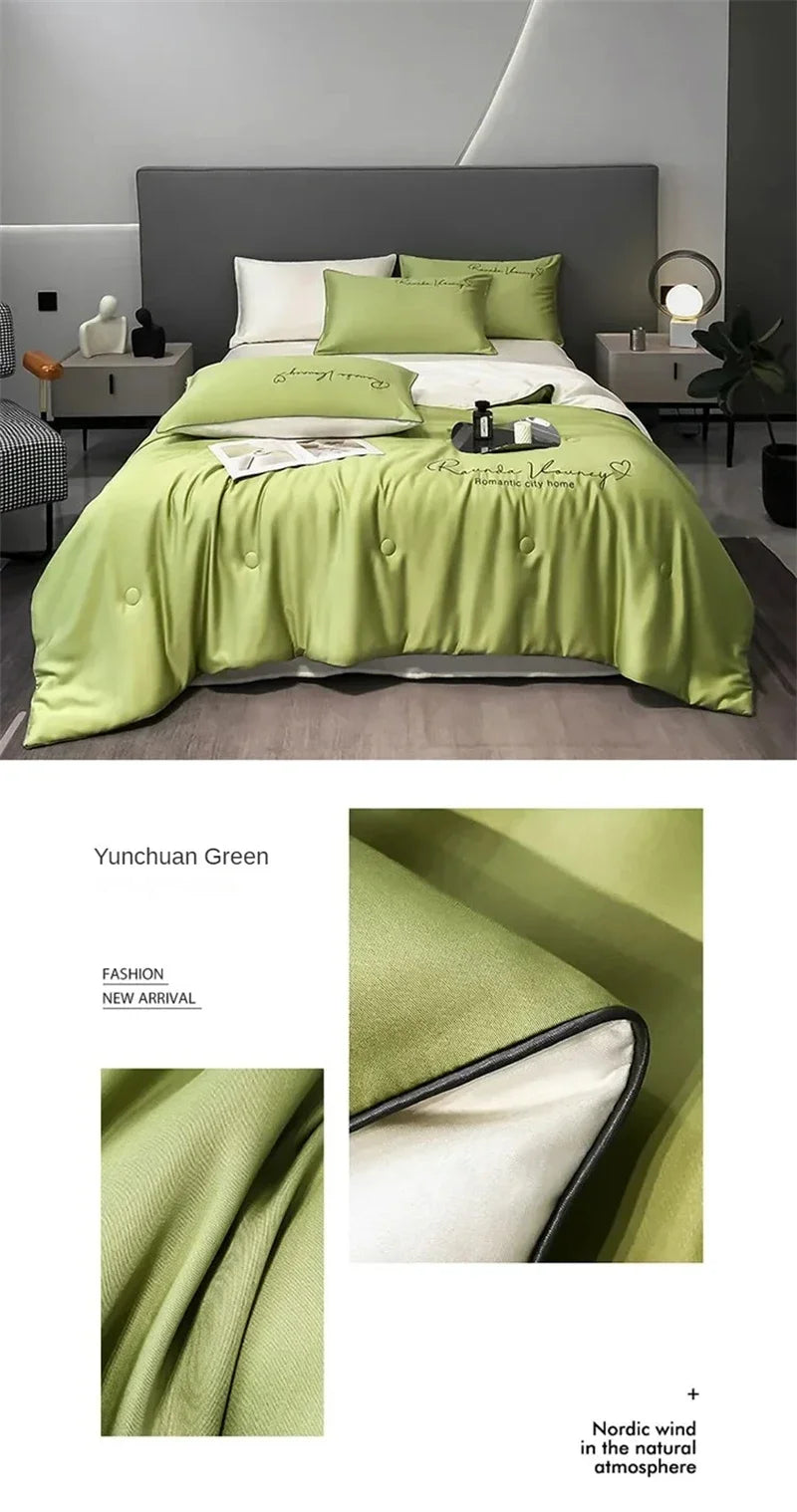 Luxurious Silk Quilt Set - SuperSoft