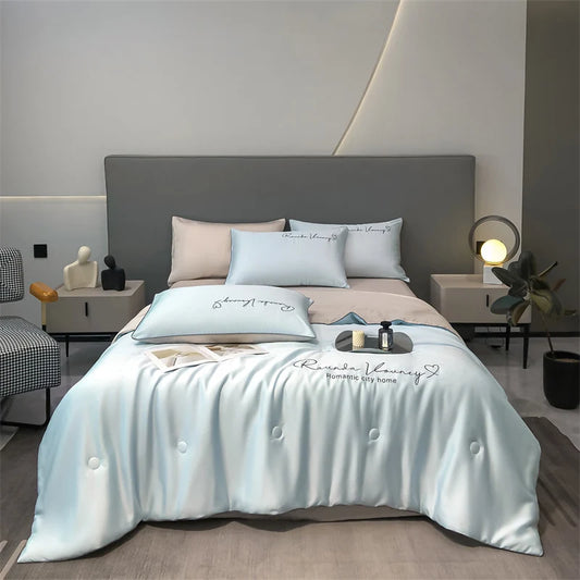 Luxurious Silk Quilt Set - SuperSoft