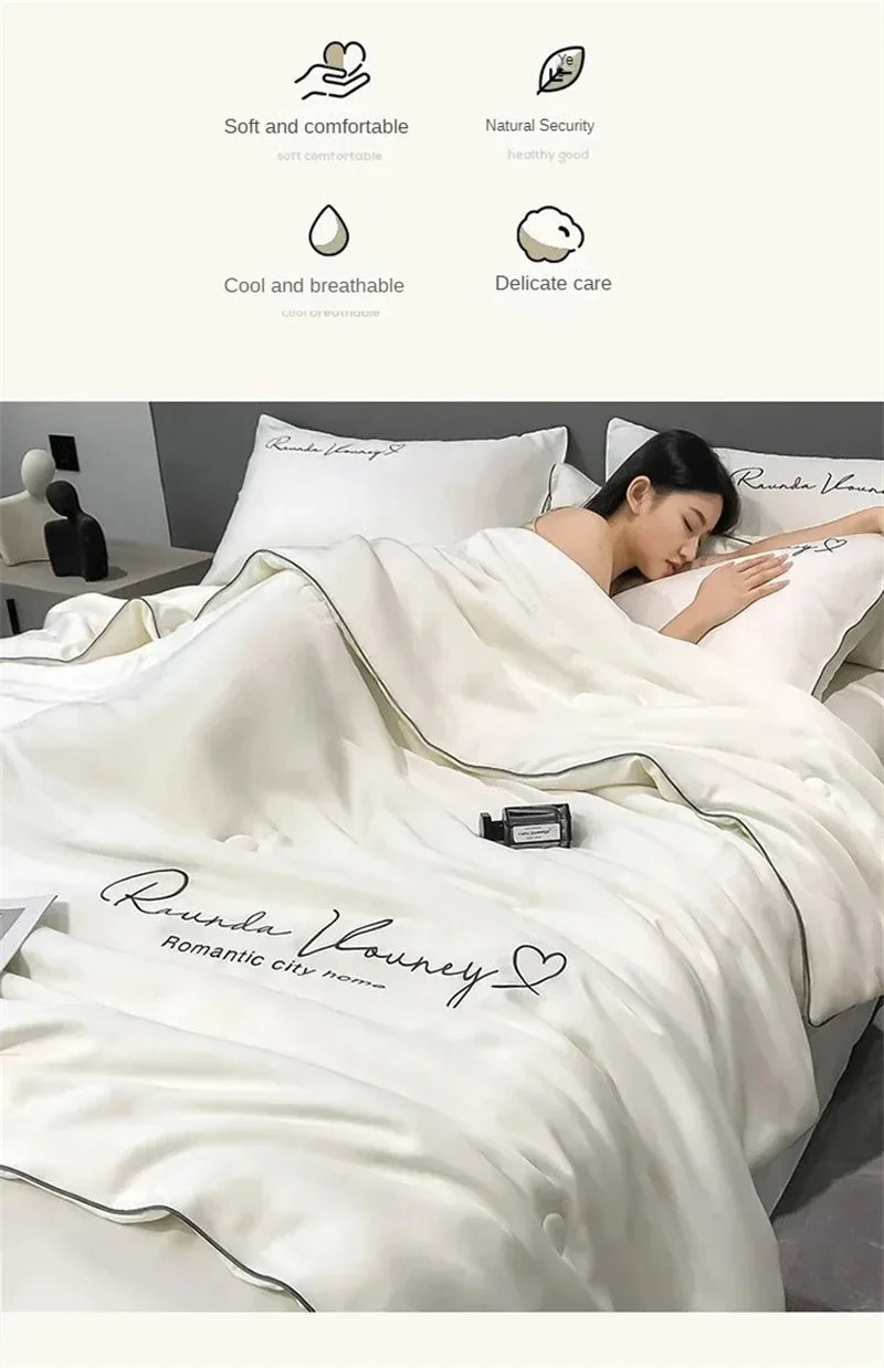 Luxurious Silk Quilt Set - SuperSoft