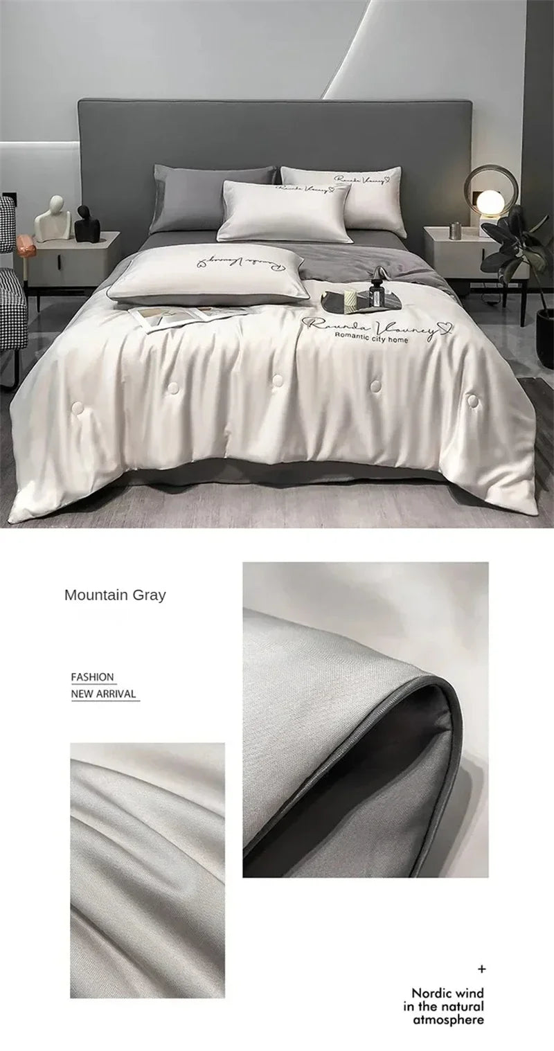 Luxurious Silk Quilt Set - SuperSoft