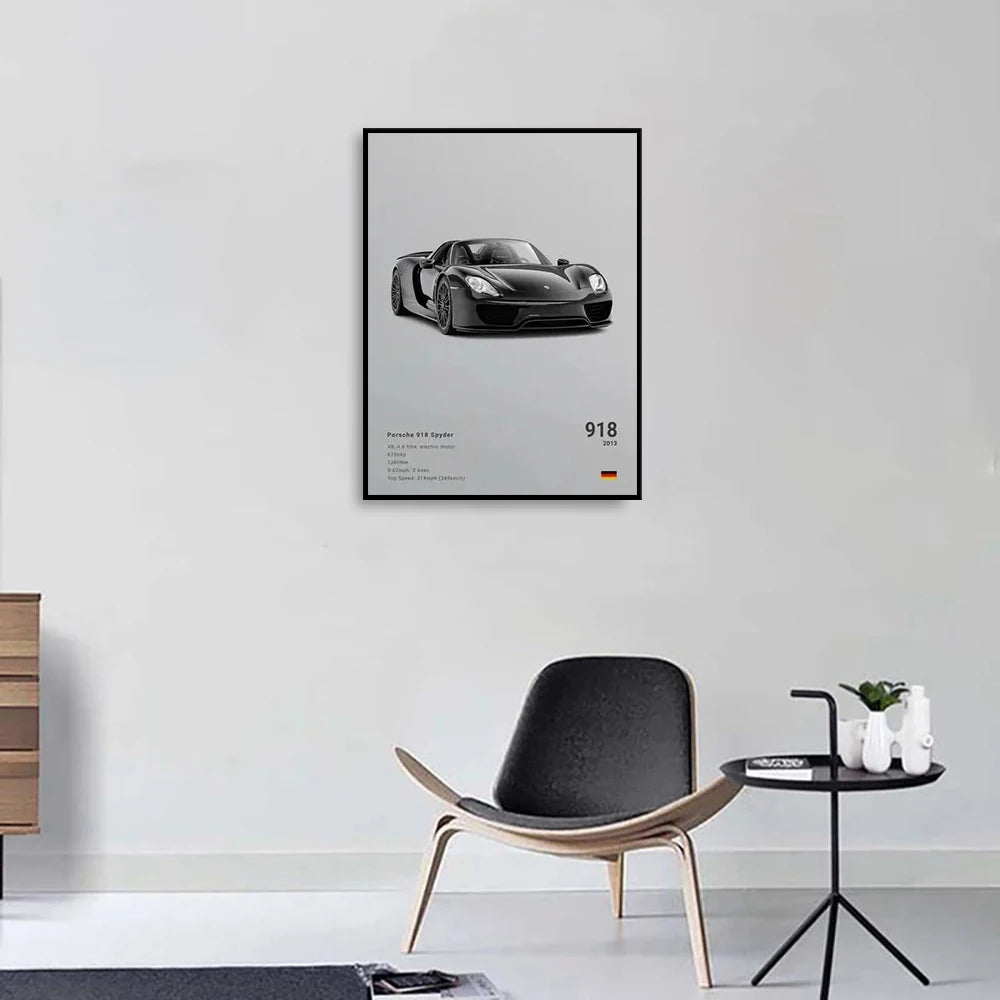 Luxury Car Canvas Art Print - LuxuryCar