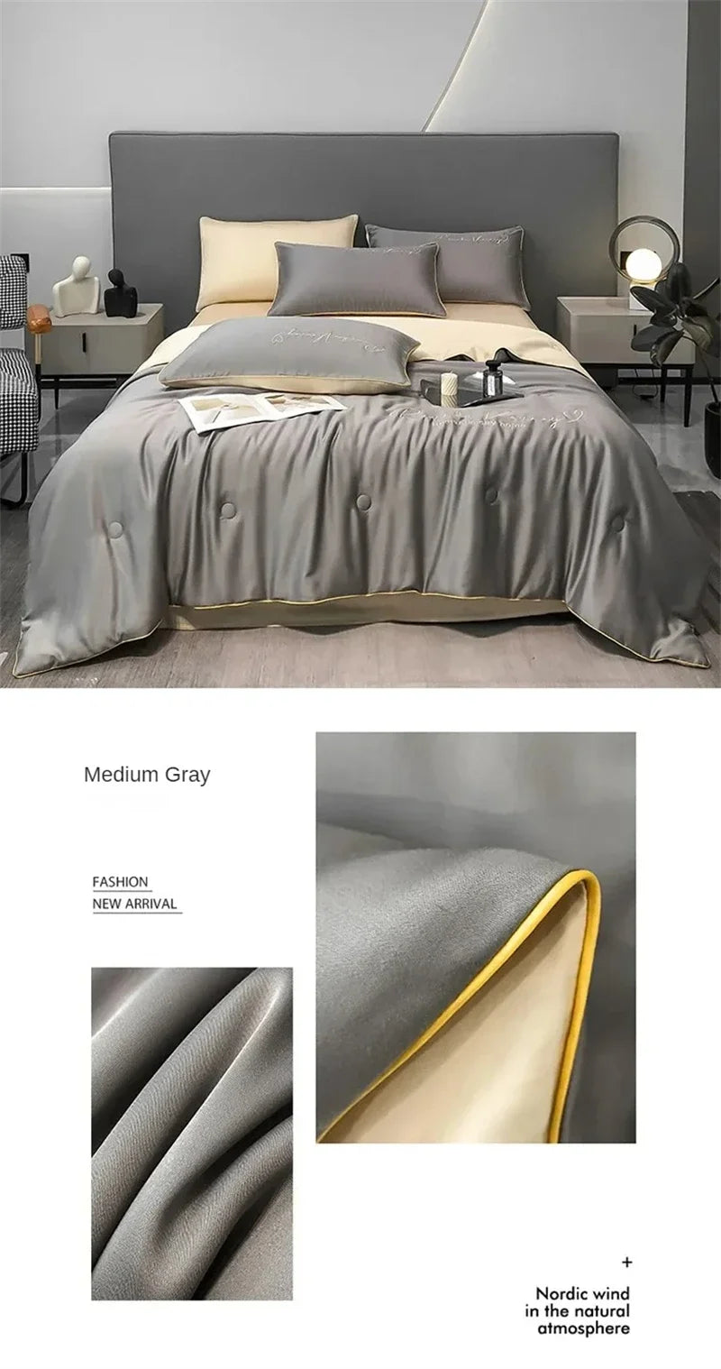 Luxurious Silk Quilt Set - SuperSoft