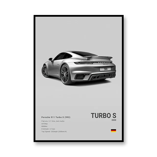 Luxury Car Canvas Art Print - LuxuryCar