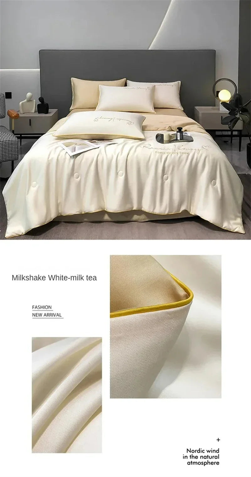 Luxurious Silk Quilt Set - SuperSoft