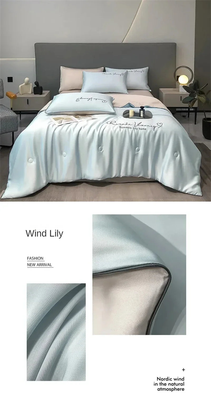 Luxurious Silk Quilt Set - SuperSoft