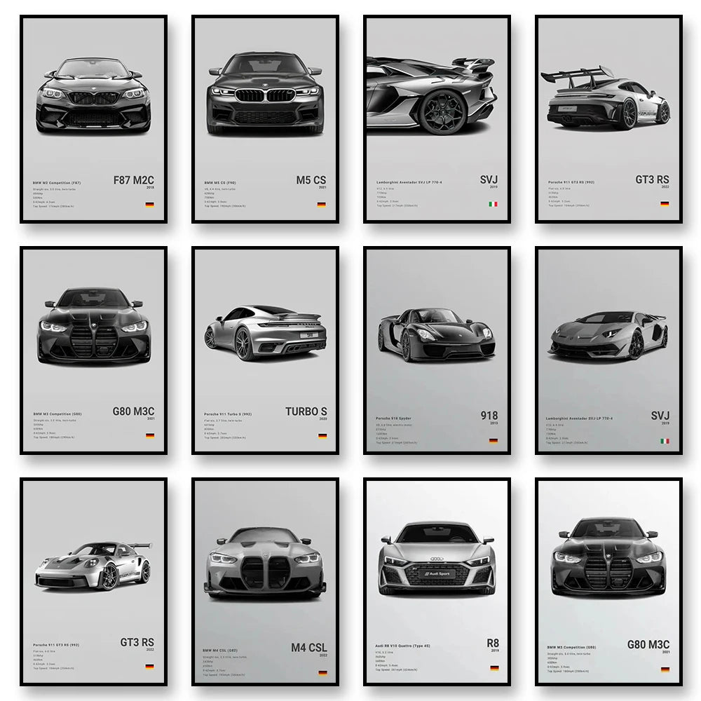 Luxury Car Canvas Art Print - LuxuryCar