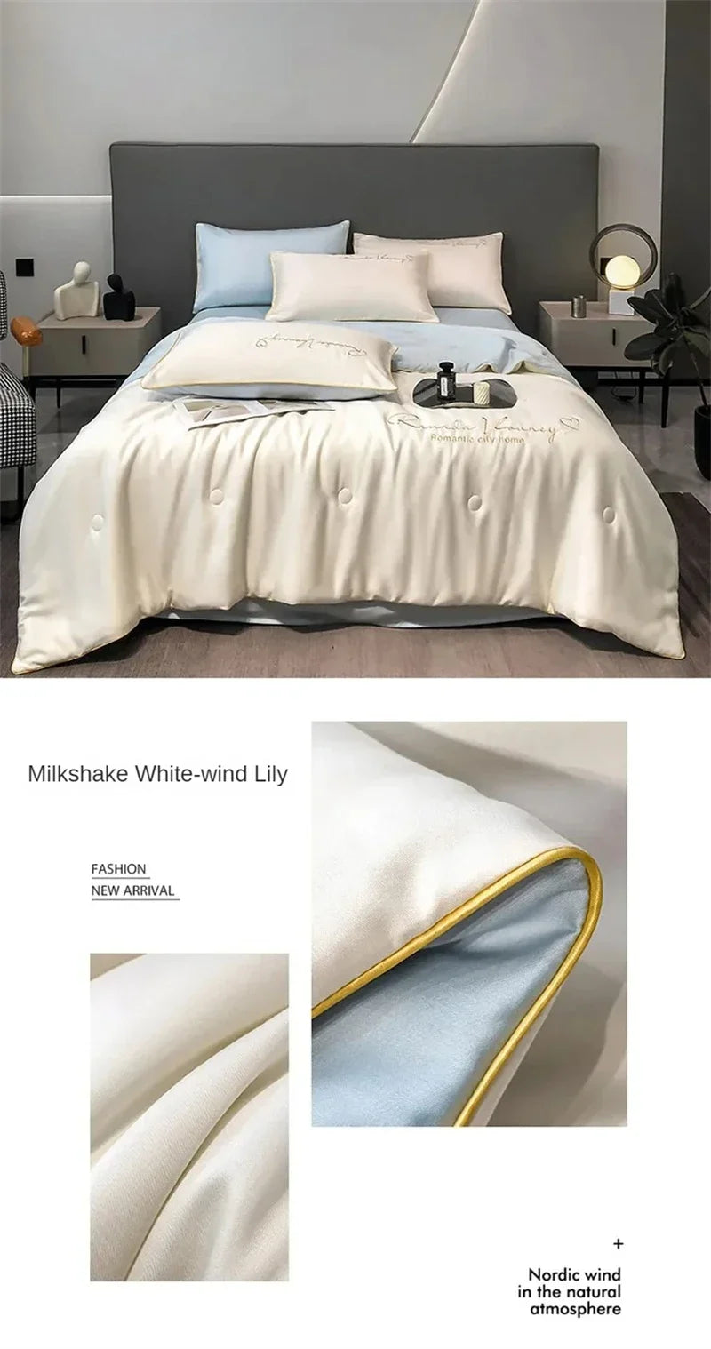 Luxurious Silk Quilt Set - SuperSoft