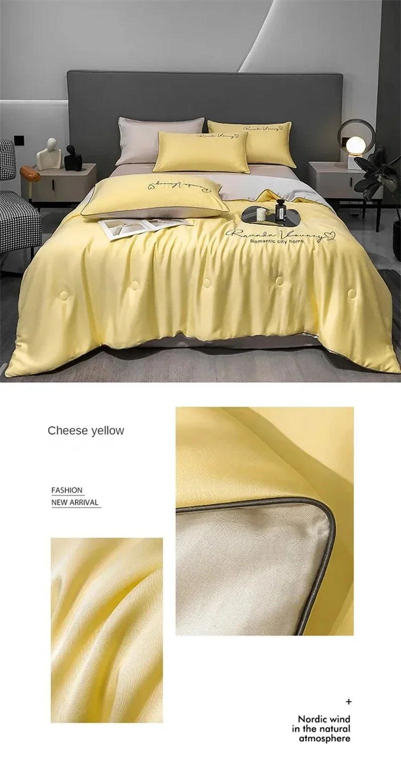 Luxurious Silk Quilt Set - SuperSoft