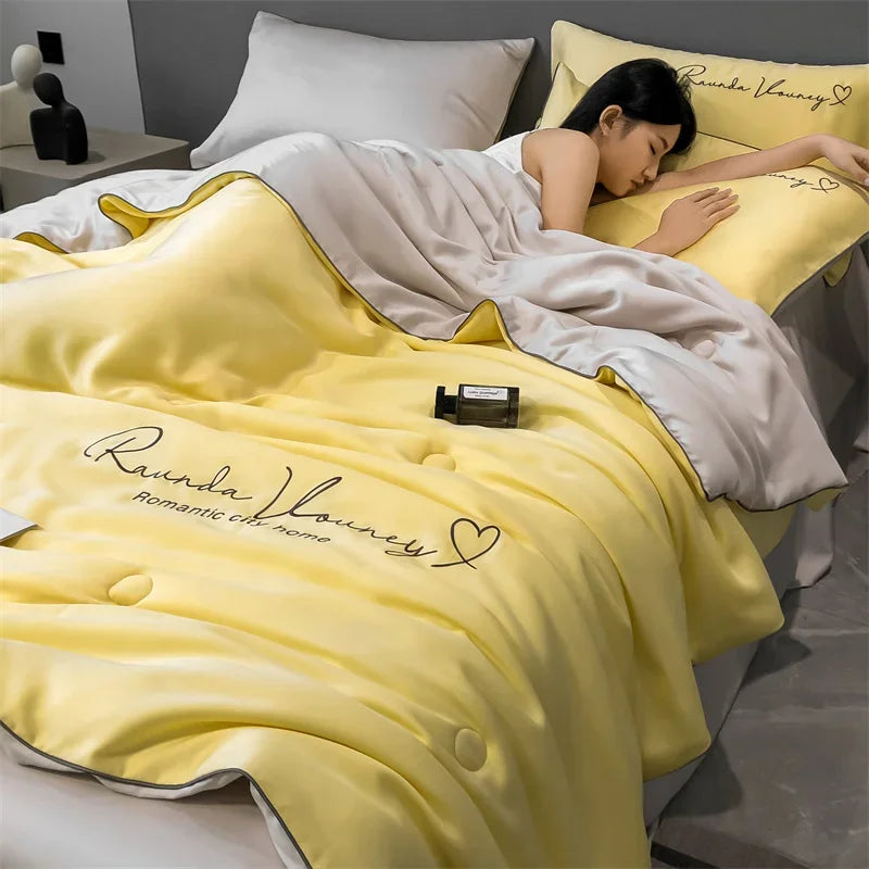 Luxurious Silk Quilt Set - SuperSoft