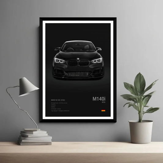 Luxury Car Canvas Art Print Dark - LuxuryCar
