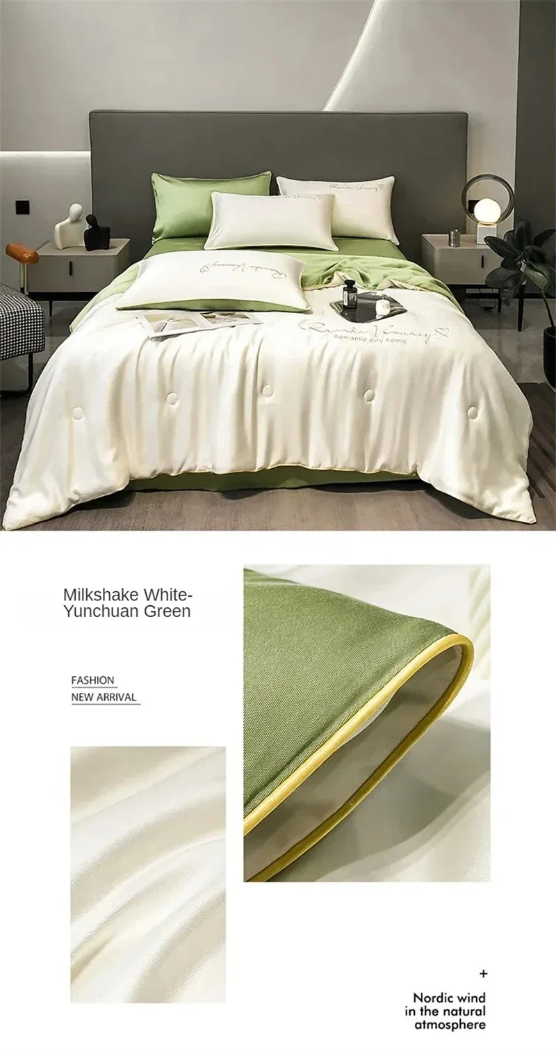 Luxurious Silk Quilt Set - SuperSoft