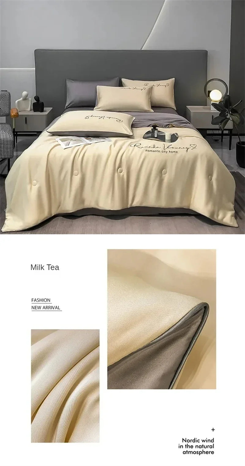 Luxurious Silk Quilt Set - SuperSoft