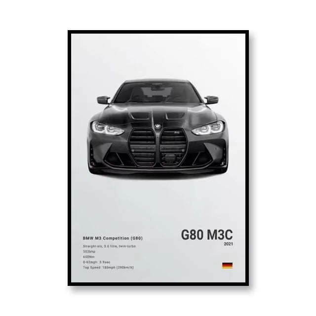 Luxury Car Canvas Art Print - LuxuryCar