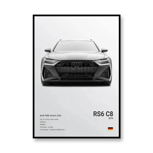 Luxury Car Canvas Art Print - LuxuryCar