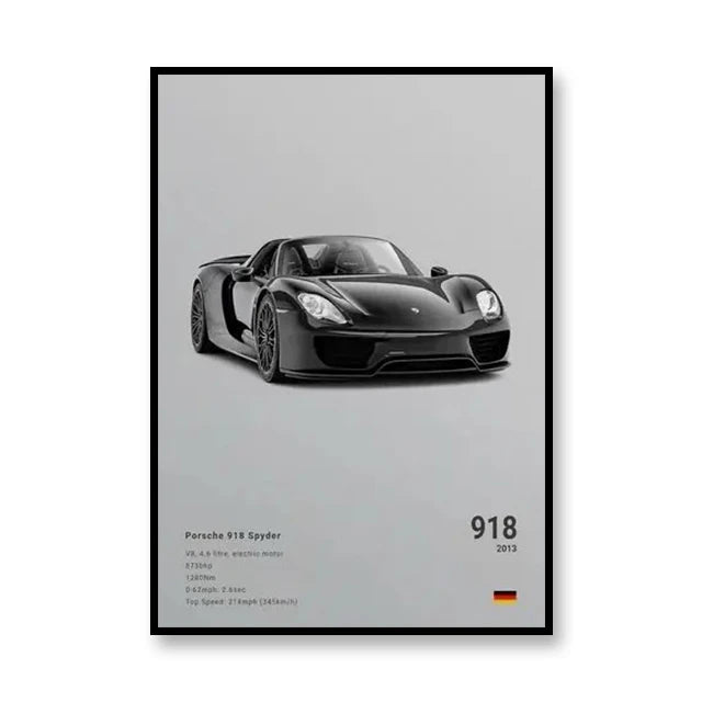 Luxury Car Canvas Art Print - LuxuryCar