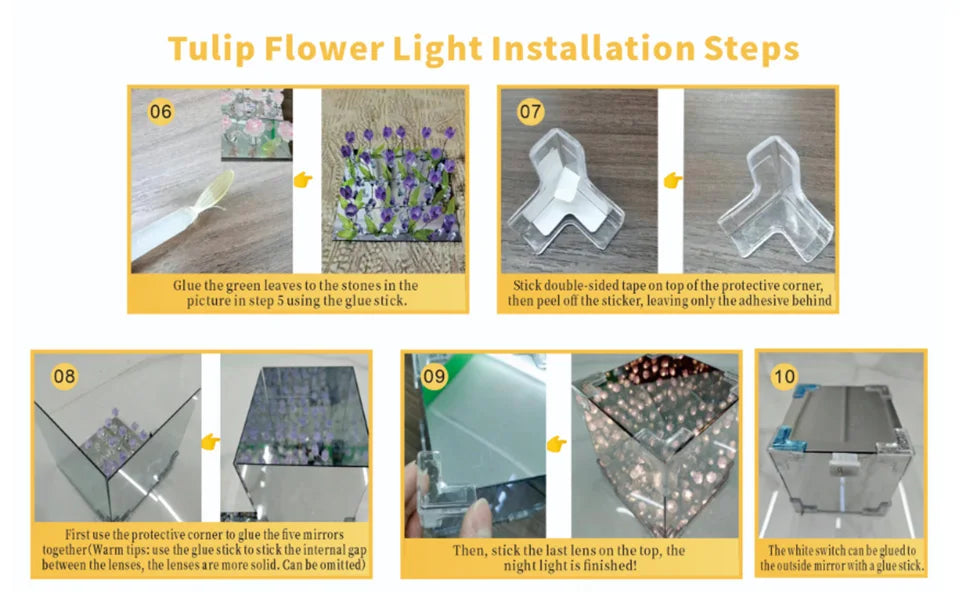 DIY - Decorative tulip cube