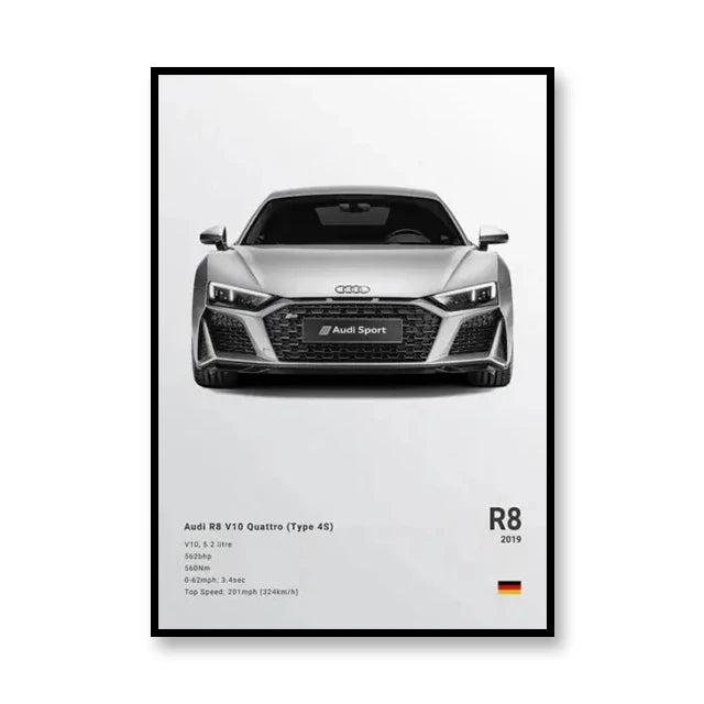 Luxury Car Canvas Art Print - LuxuryCar