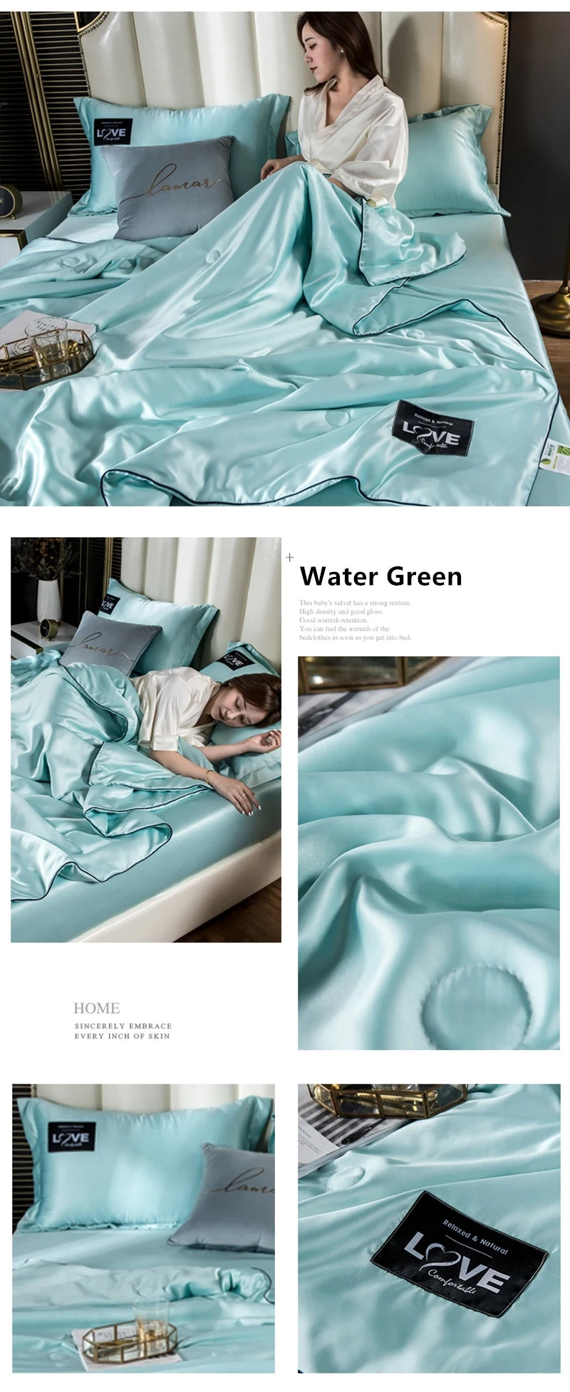 Luxurious Silk Comforter – SuperSoft