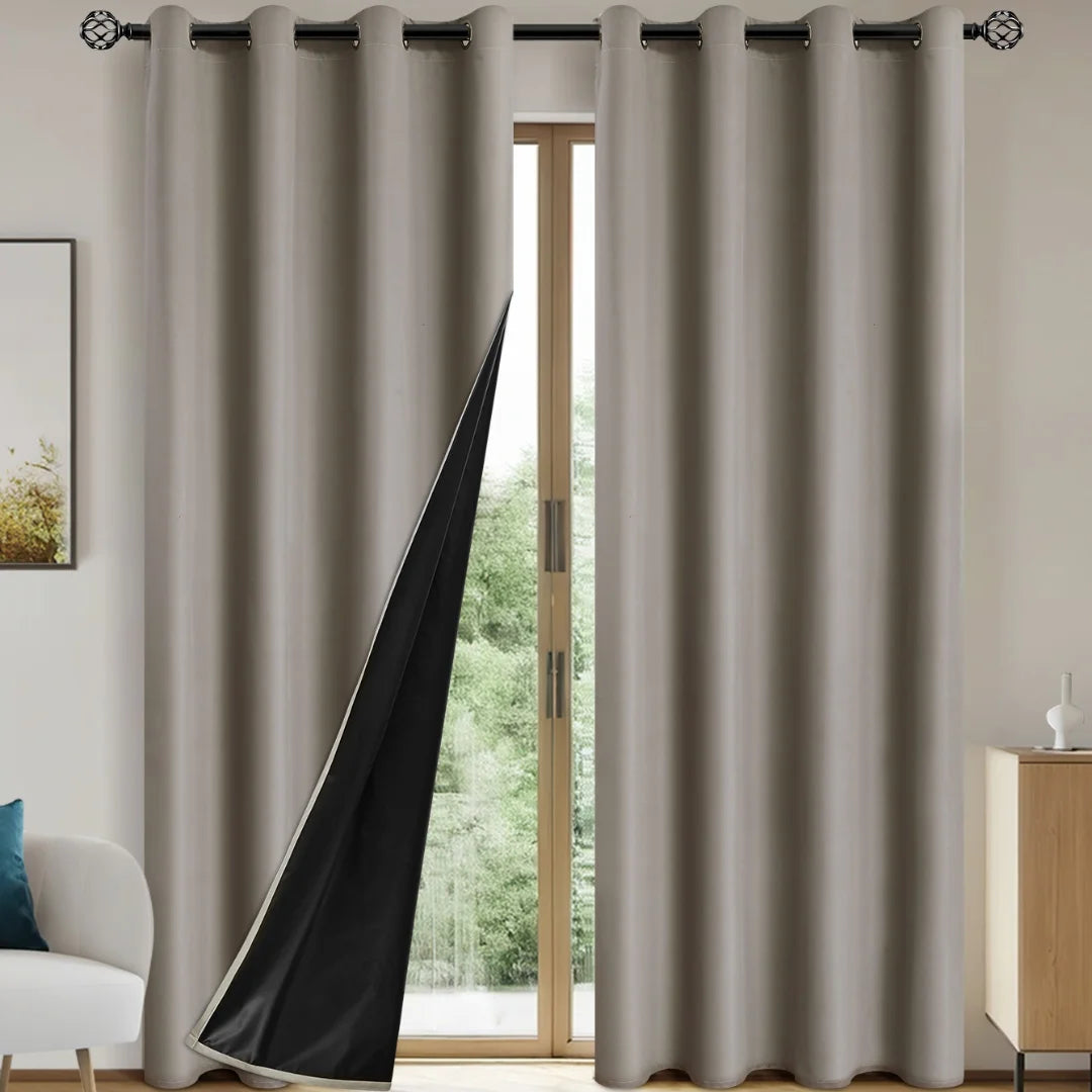 Elegant Blackout Curtain - 2PC