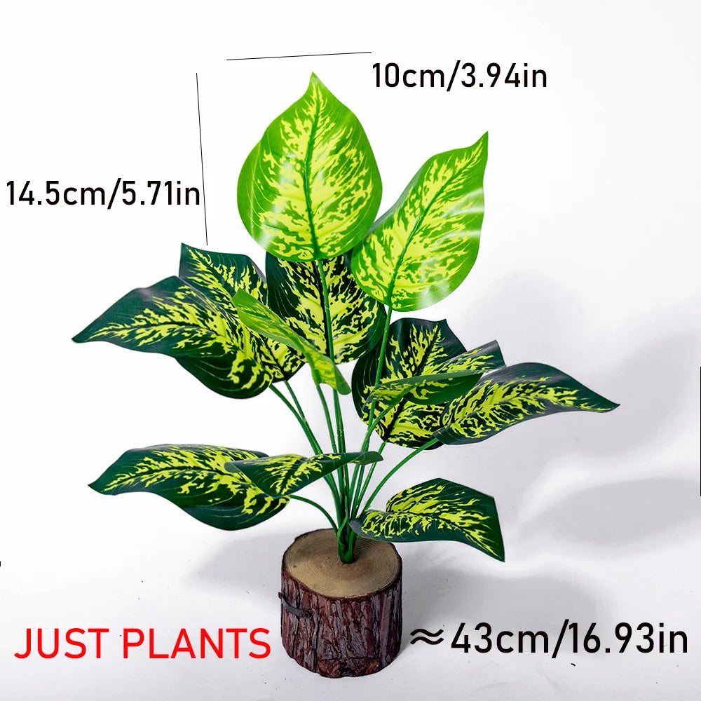 Small Artificial Plant For Bench