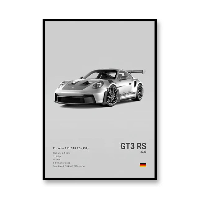 Luxury Car Canvas Art Print - LuxuryCar