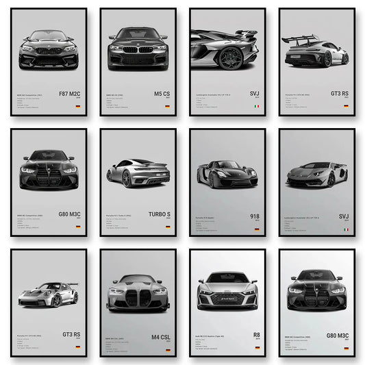 Luxury Car Canvas Art Print - LuxuryCar