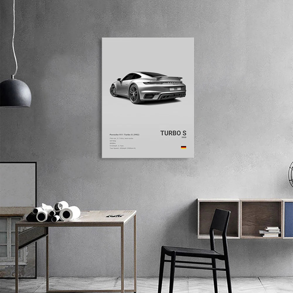 Luxury Car Canvas Art Print - LuxuryCar