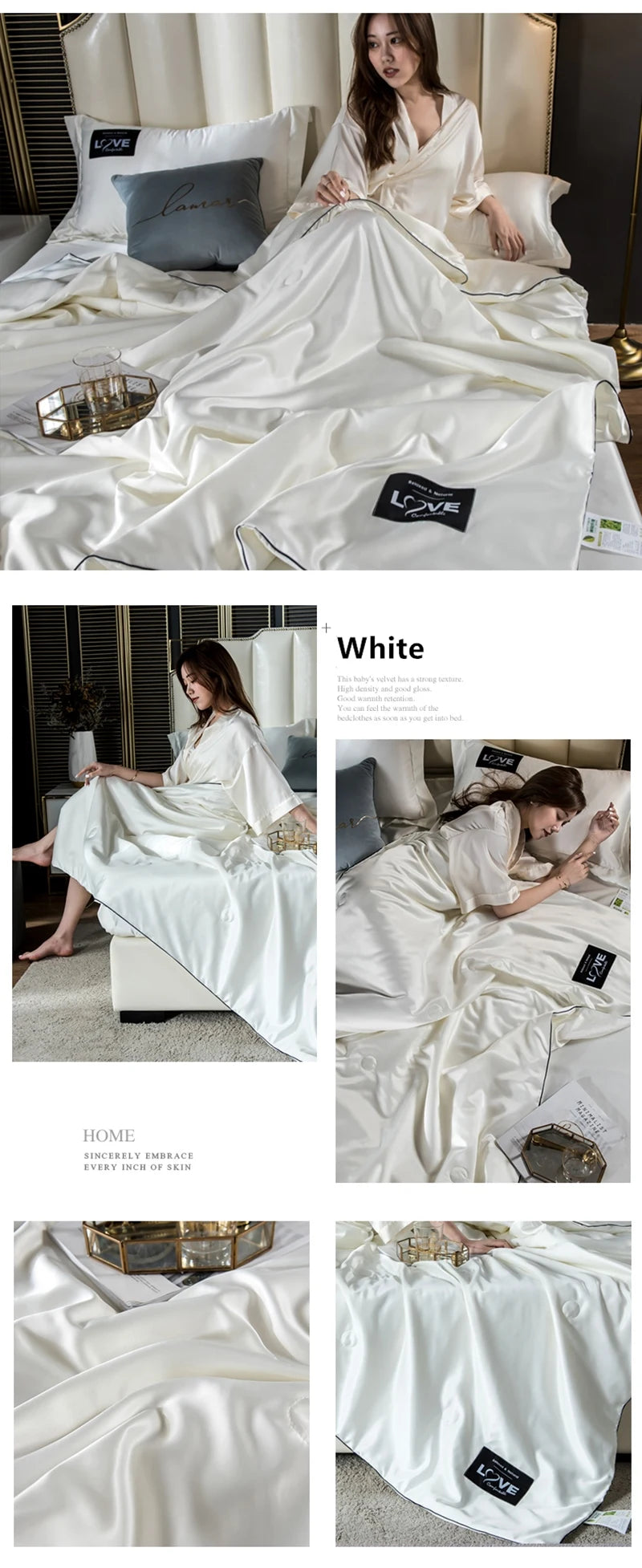 Luxurious Silk Comforter – SuperSoft