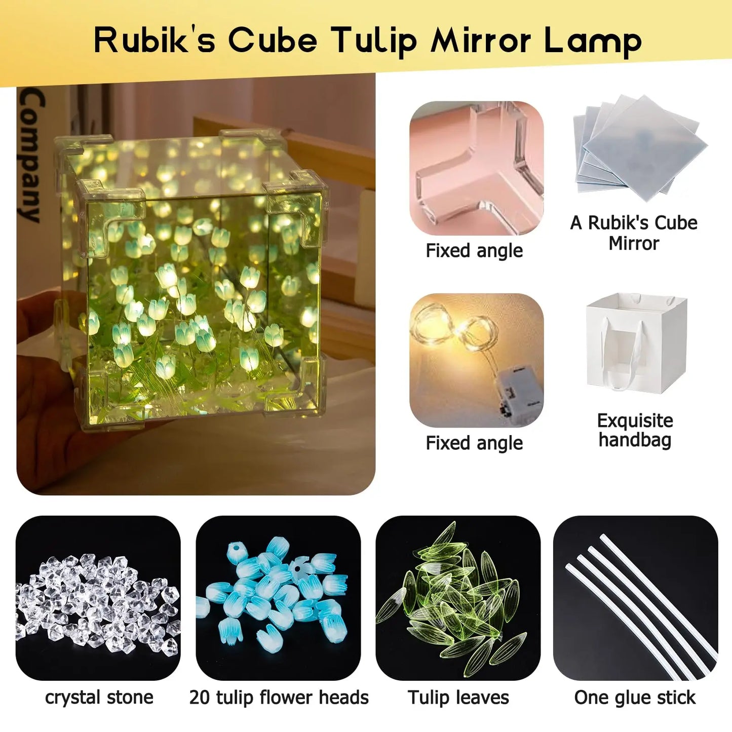 DIY - Decorative tulip cube
