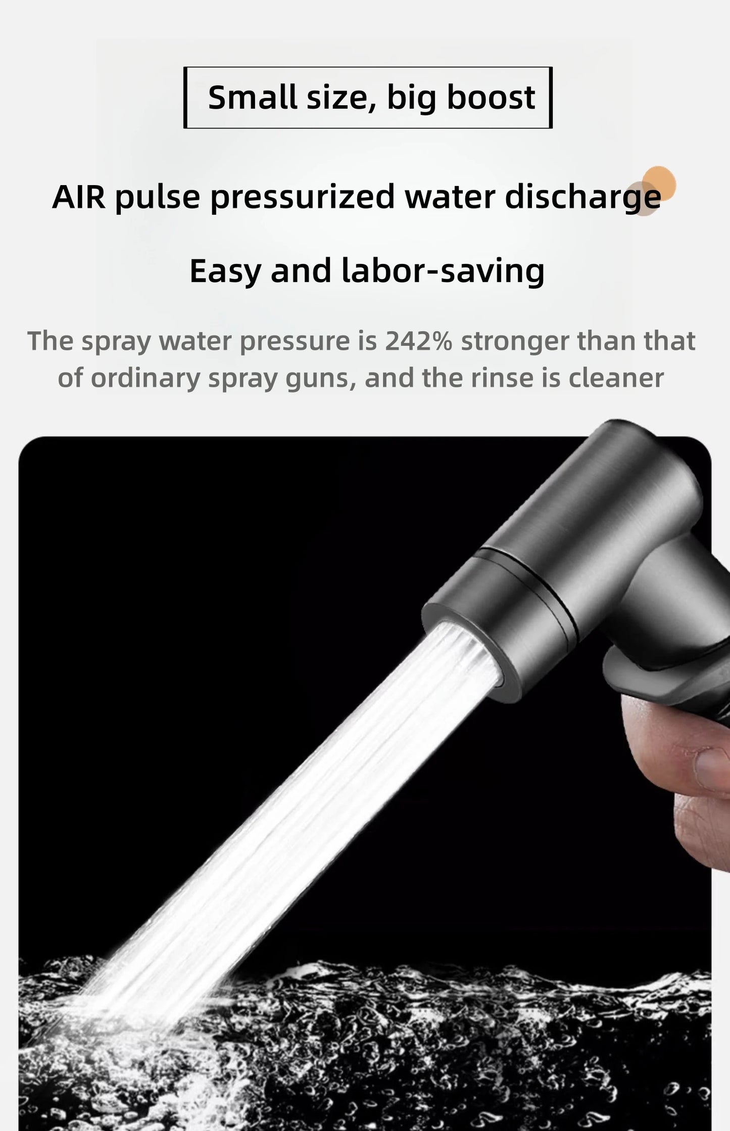 High Pressure Bidet Sprayer Set - AquaEssence