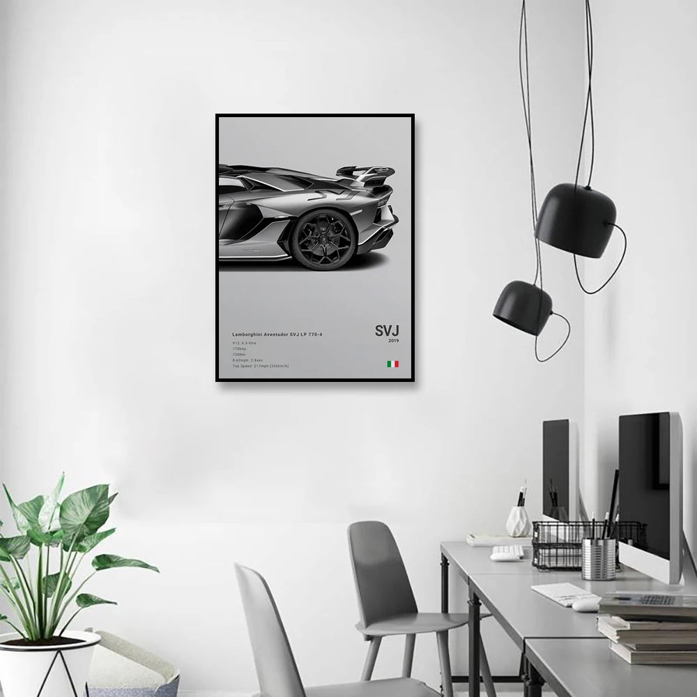 Luxury Car Canvas Art Print - LuxuryCar