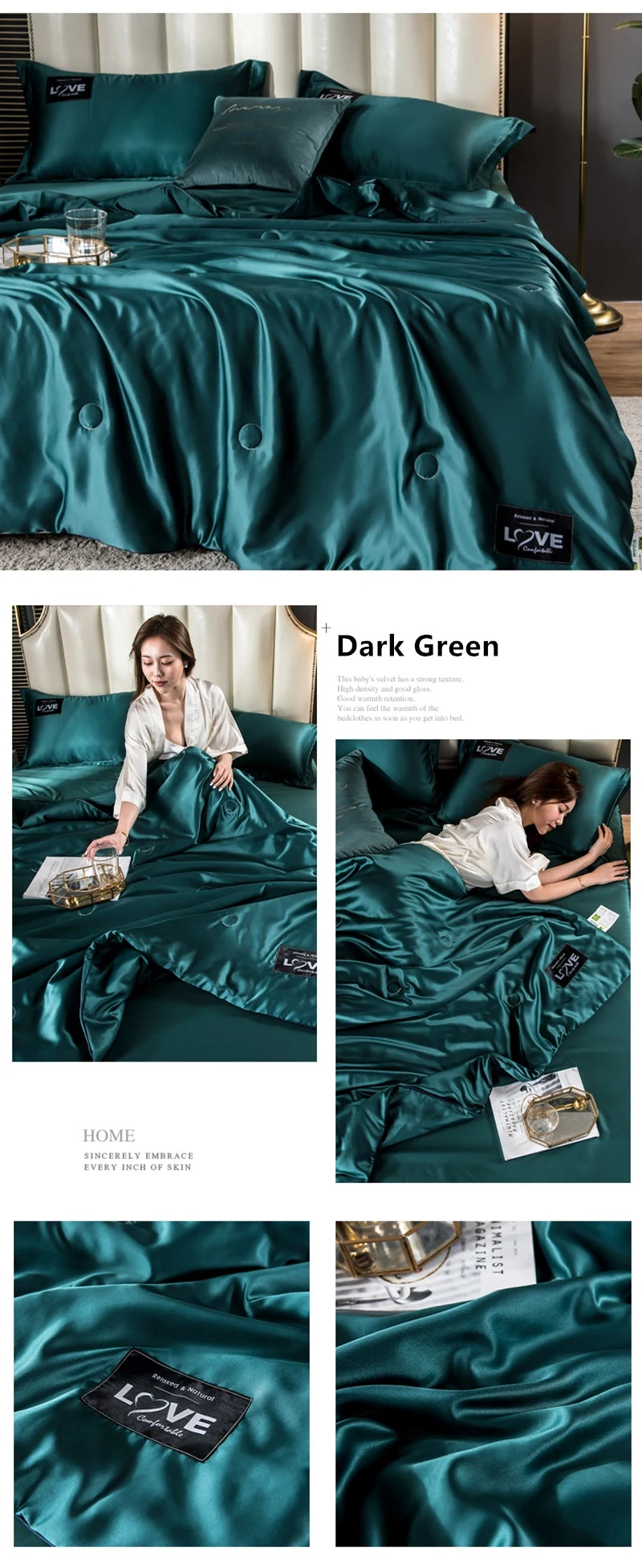 Luxurious Silk Comforter – SuperSoft
