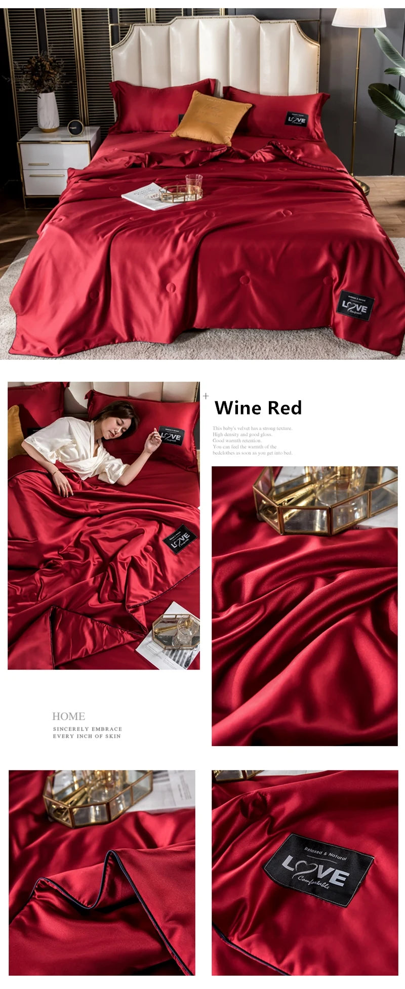 Luxurious Silk Comforter – SuperSoft