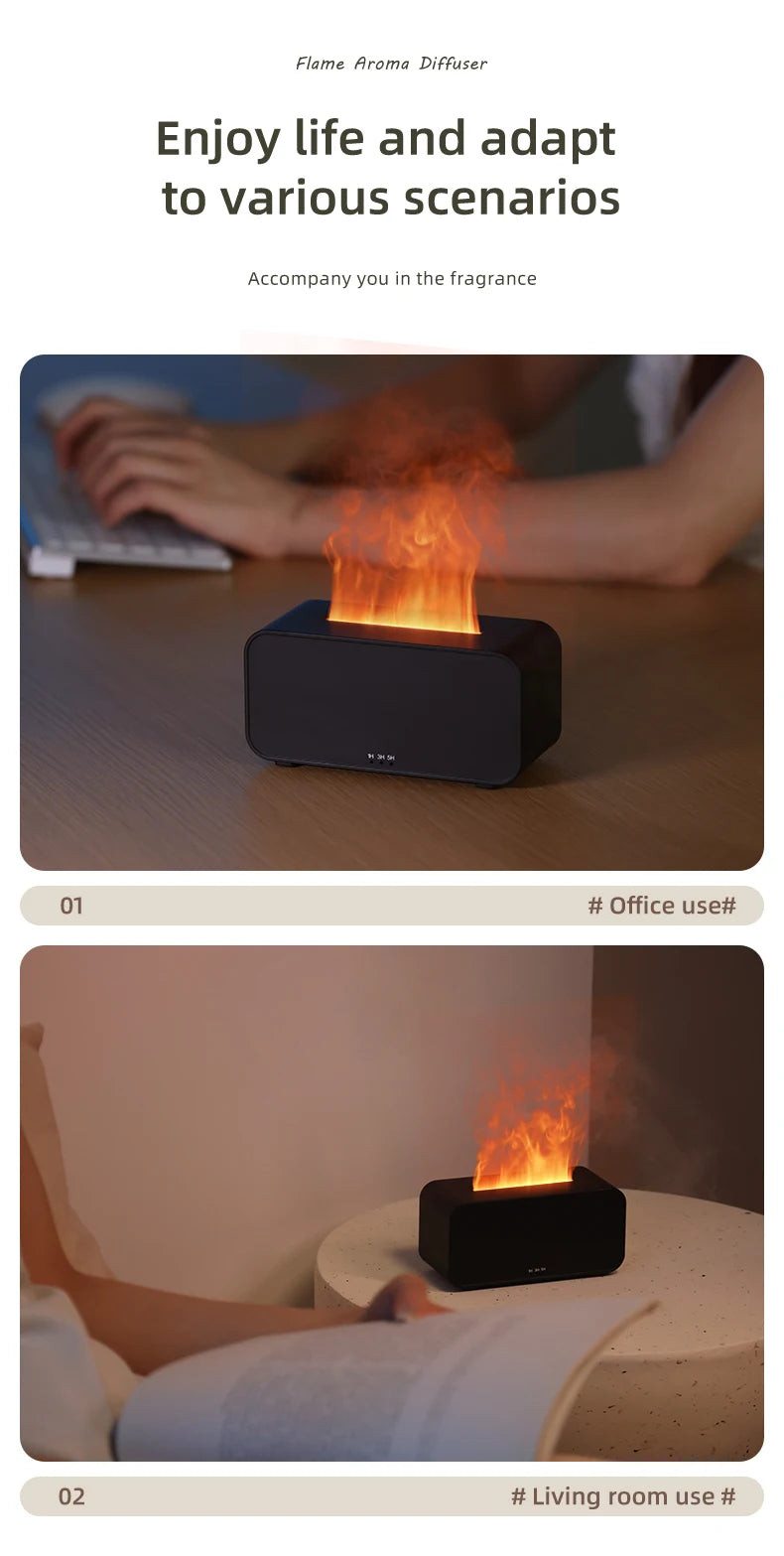 Flame Aroma Diffuser - Kinscoter