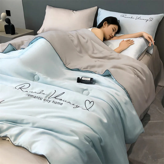 Luxurious Silk Quilt Set - SuperSoft