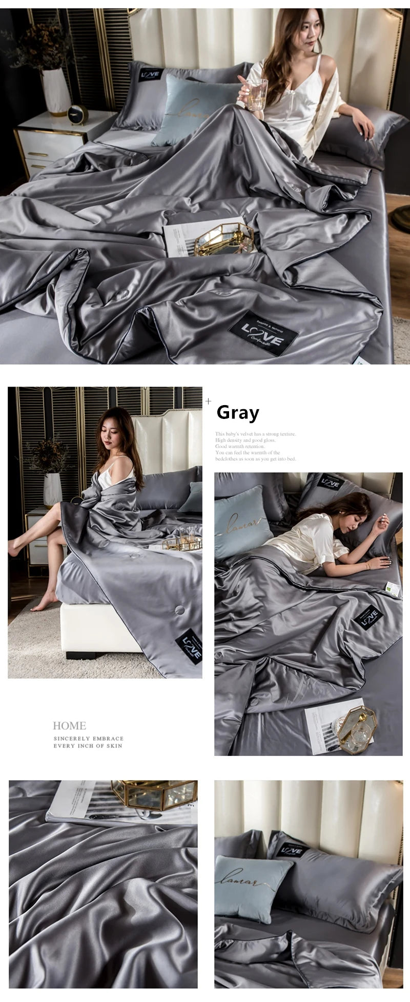 Luxurious Silk Comforter – SuperSoft