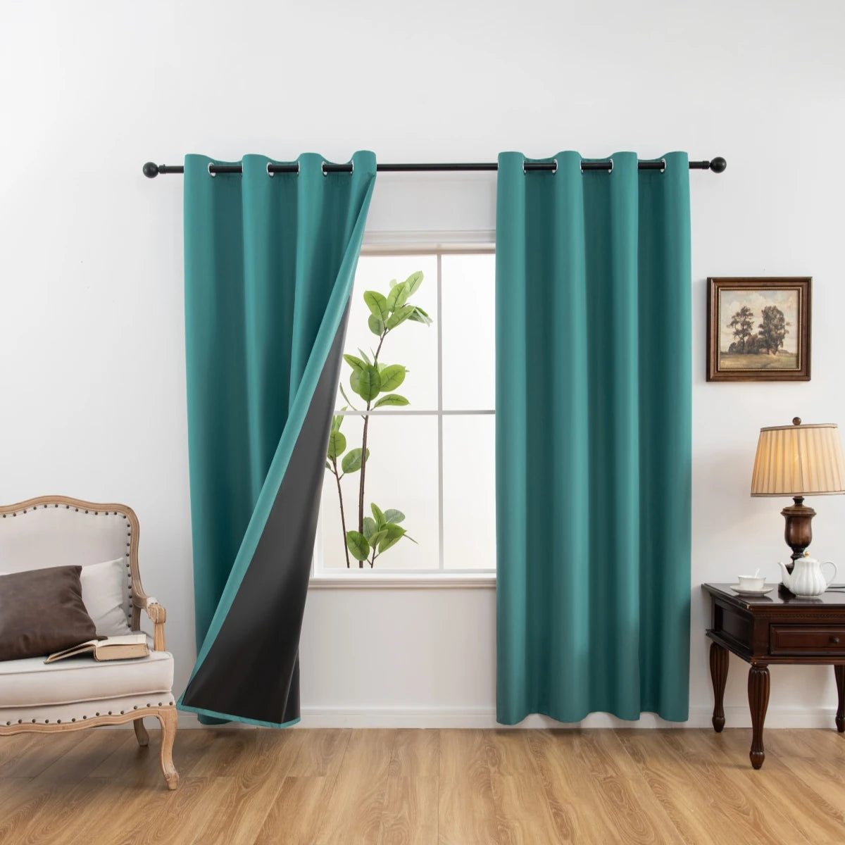 Elegant Blackout Curtain - 2PC