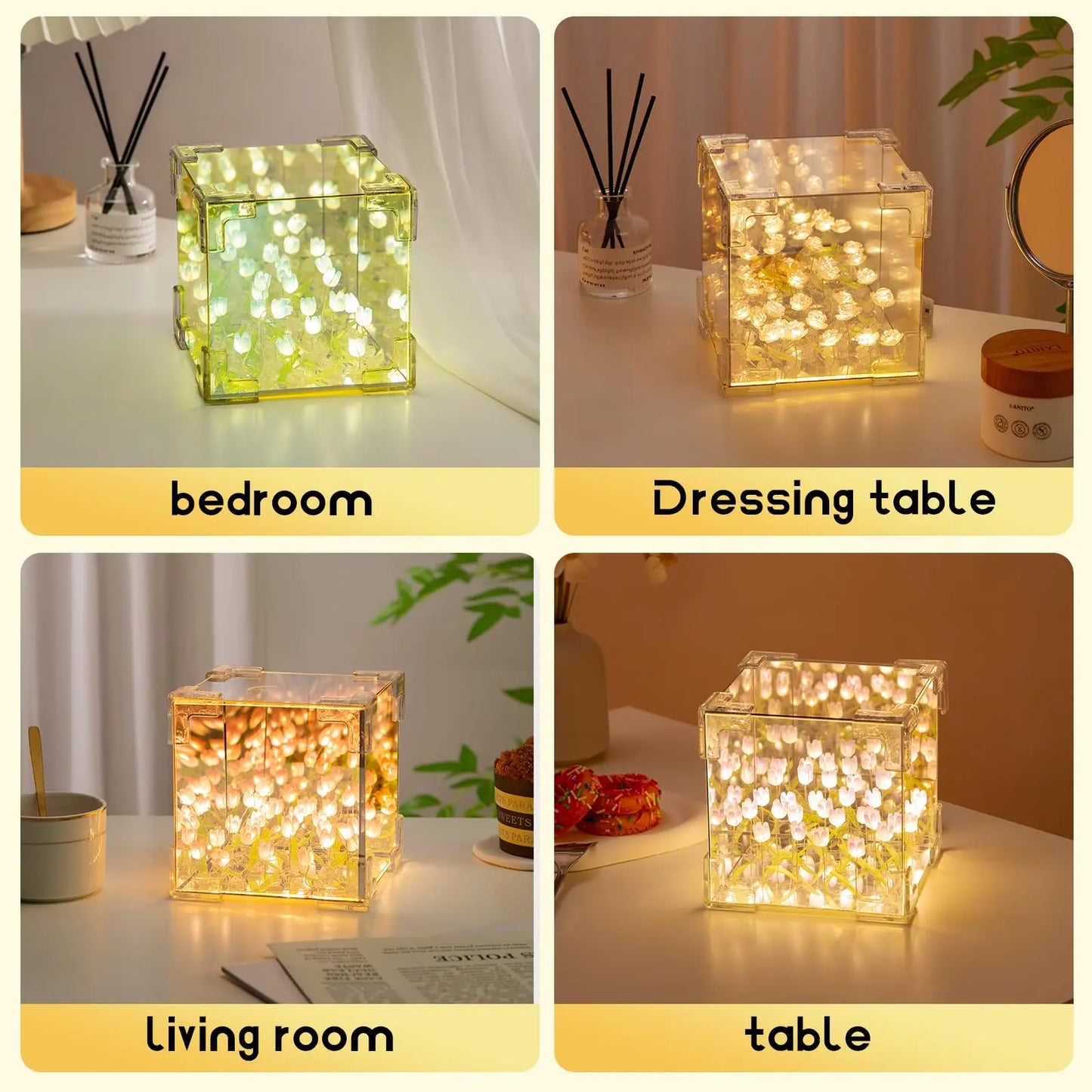 DIY - Decorative tulip cube