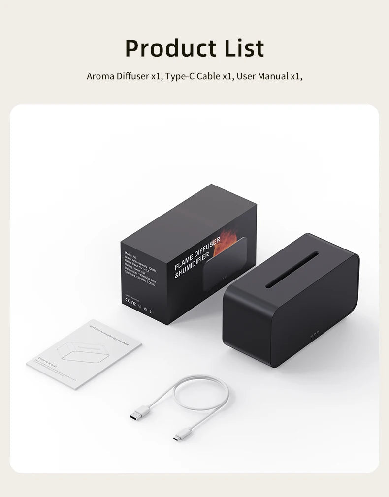 Flame Aroma Diffuser - Kinscoter